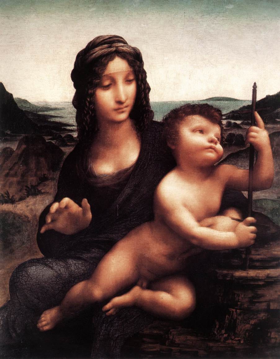 Madonna the Yarnwinder by Leonardo da Vinci